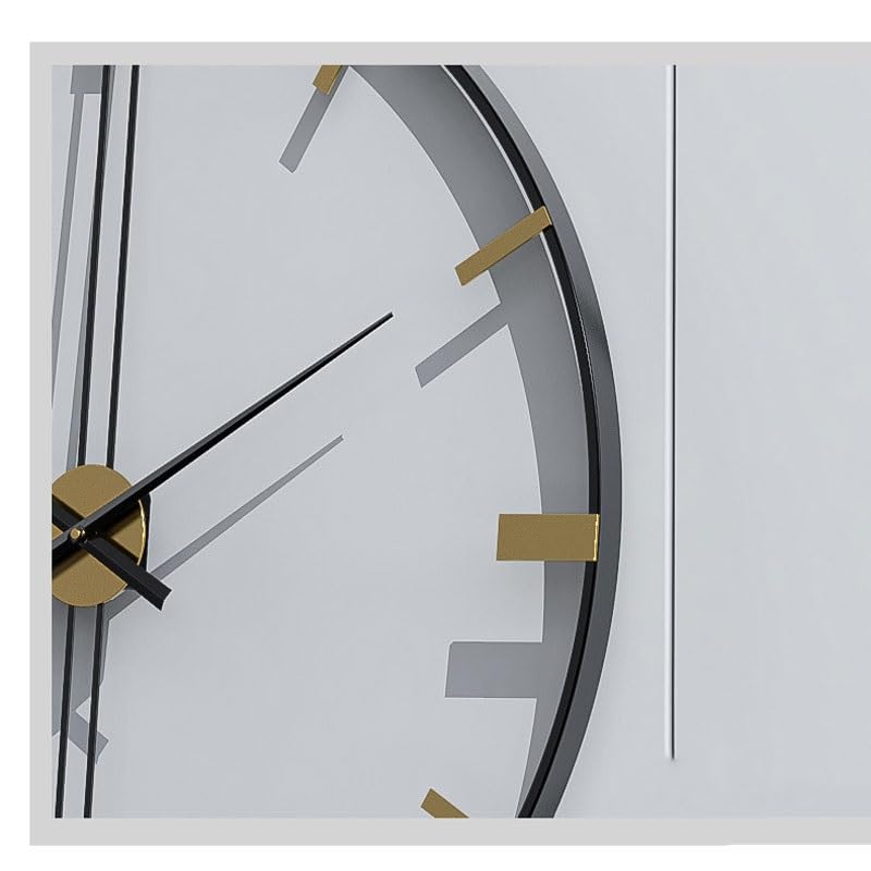 Horloge murale salon JFDBGU grand format au design d'auteur unique