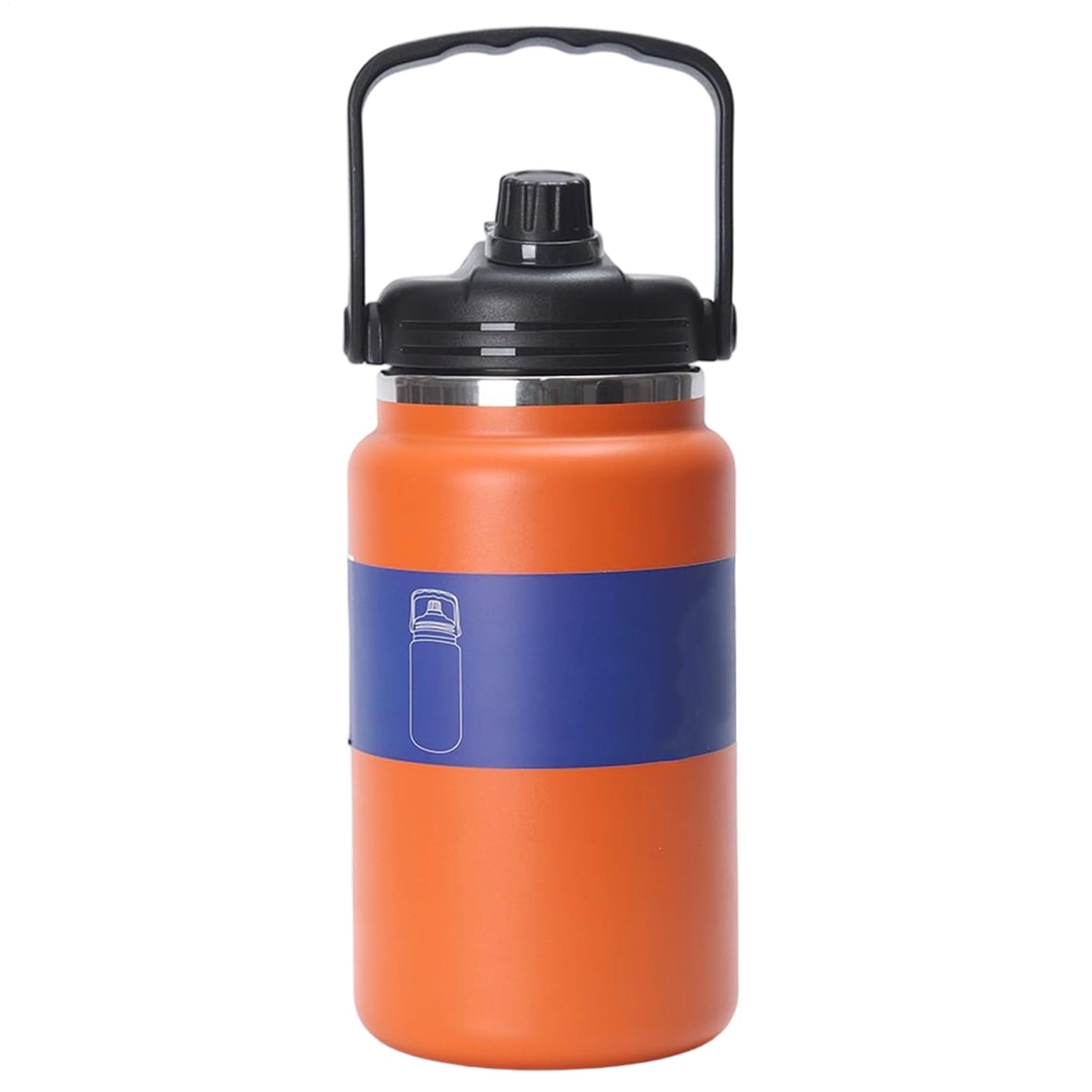 Termo Isotérmico Termo Al Vacío De 4 Litros | Botella De Agua De Acero Inoxidable Para Gimnasio Senderismo Escuela Viajes Camping Ciclismo Deportes Y Actividades Al Aire