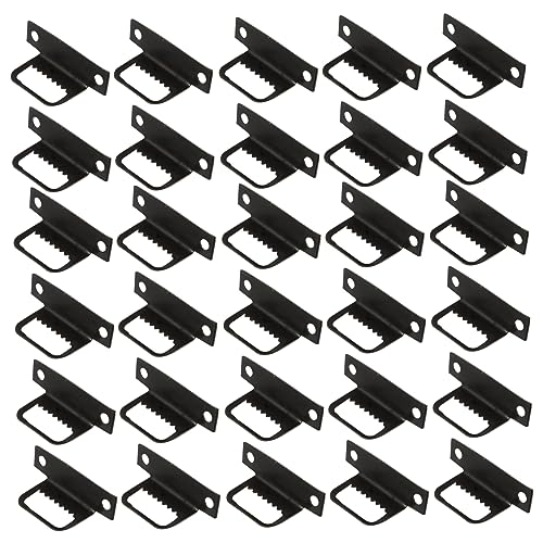 Image of 100pcs Shaped Picture Frame Hooks Easy Install Hanging Hardware for Photos Wall Art and Decorations for Home and Office Use