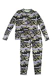 ClimateSmart Boys Long Sleeve Crew Neck and Pant - 2 PC Set-Camo,M