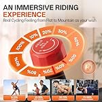 Heimtrainer Fahrrad mit Magnetischem Widerstand, Indoor Bike mit LCD-Monitor & Tablet-Halter, Leises Stabiles Fitnessbike für Zuhause, Verstellbar Ergometer Heimtrainer 120kg Belastbarkeit – Bild 3