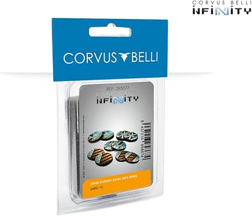Corvus Belli S.L.L. Infinity Miniatures - Infinity Scenery Bases Serie Beta (0.984in) - Compatible con Infinity y otros RPG de mesa TTRPG