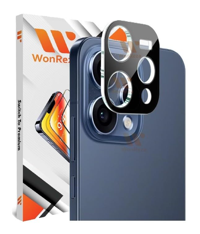 Image of Pack 1- Back Camera Glass Protector for Oppo Reno 15 5G [3D Premium] Camera Glass Protector (Black)