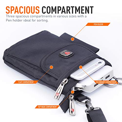 Ranboo Cell Phone Pouch For Belt Iphone 14 Plus 11 Pro Max Samsung Galaxy S23 Ultra S10+ S9+ S8 Plus A12 A32 A42 A52 A53 A72 Shoulder Holster Wallet Case With Belt Clip Crossbody Purse Waist Bag #TOP3