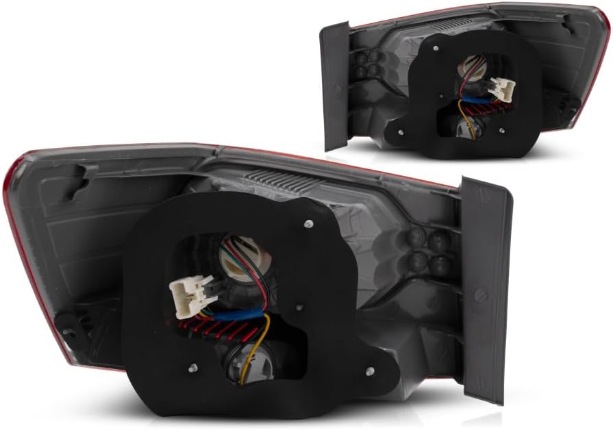 CarLights360 For 2010 2011 2012 2013 Kia Forte Tail Light Driver and Passenger Side Bulbs Included DOT Certified KI2804101, KI2805101 | 92401 1M010 Sedan