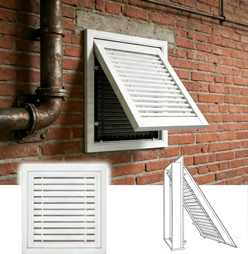 Wxl_14 x 32 in Return Air Filter Grille - Premium Sturdy Vent Grille Perfect for Garage,Cabinet,Houses Attics and Exterior Walls,White