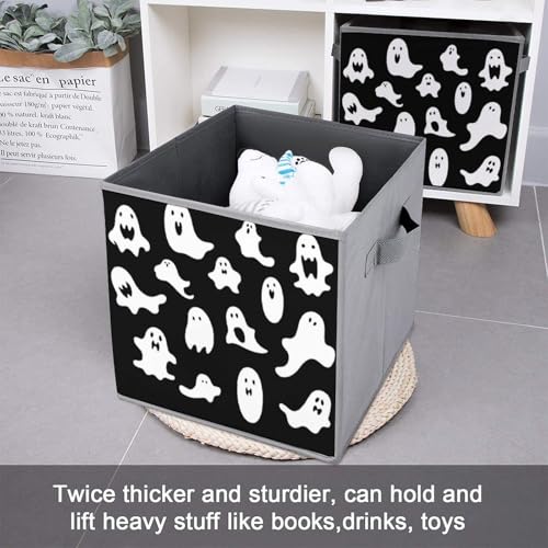Boîte de rangement combinée grand volume pliable avec motifs imprimés gothiques - 7