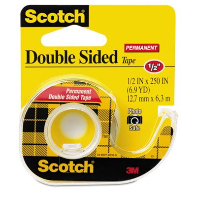 Scotch® - 665 Double-Sided Office Tape w/Hand Dispenser