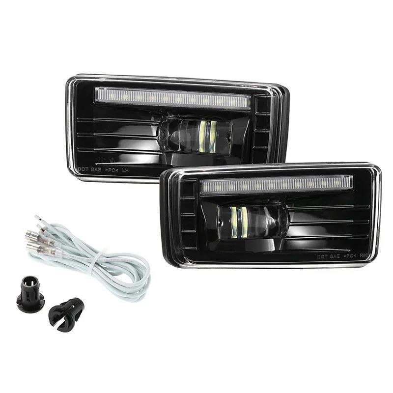 Fendinebbia a LED 2 pezzi/coppia fendinebbia a LED per auto per Chevy per Silverado 2007-2015 per Avalanche 2007-2013 per Suburban 2007-2014 fari paraurti Gruppo Fari Fendinebbia