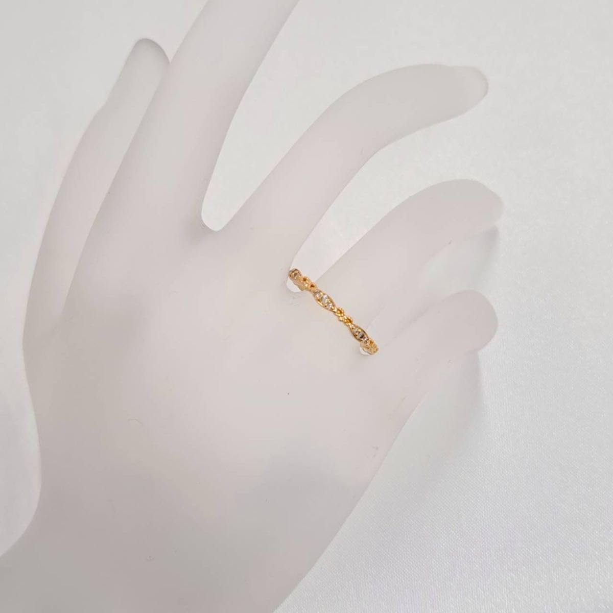 Amazon.co.jp: アガット agete カルムリング K10 ダイヤモンド 0.06ct 