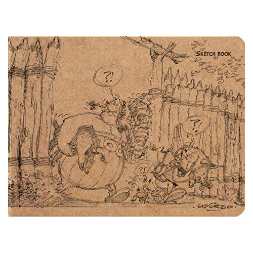 Clairefontaine 813000C, A Stitched Notebook ''Asterix Sketchbook'' 60 Pages of Plain Ivory Sketch Drawing Paper 90g, 16x21 cm - Image 2