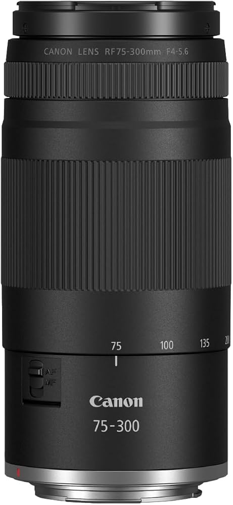 Canon RF 75-300mm F4-5.6 Lens | Lightweight Telephoto Zoom Lens
