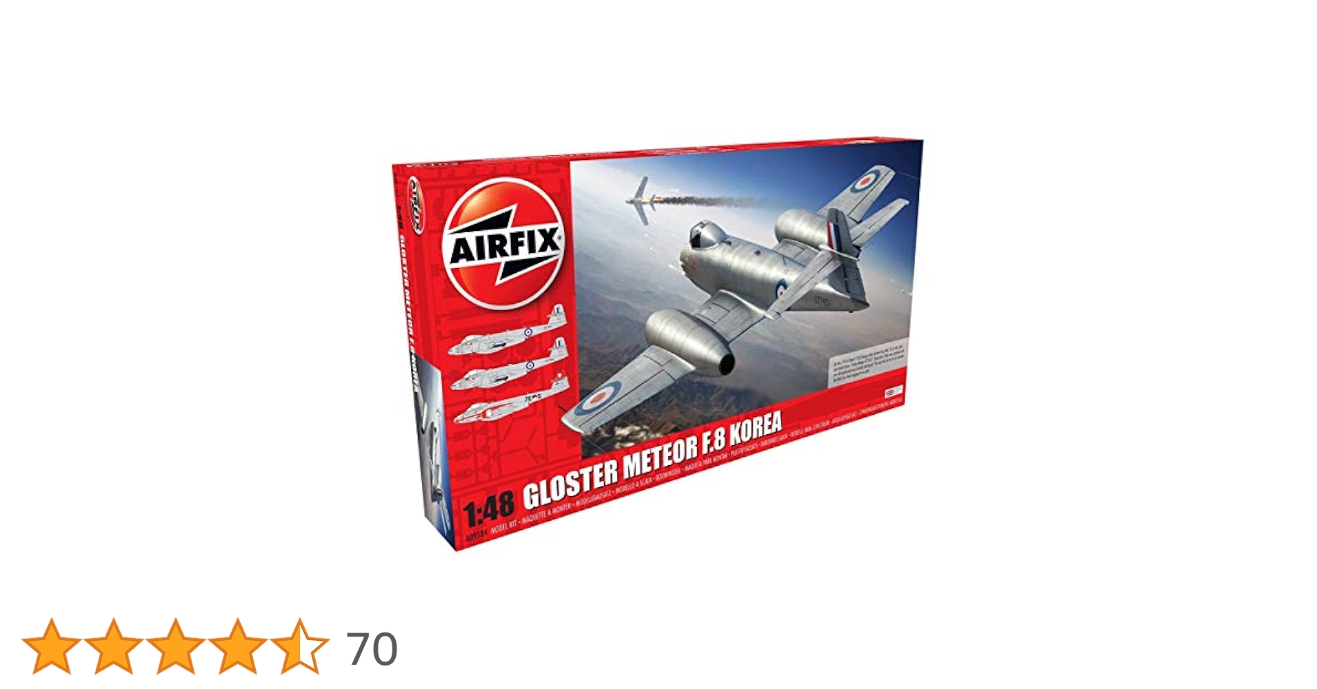 エアフィックス 1/48 グロスター ミーティア F.8 プラモデル 新品未開封 グロスター ミーティア F.8 (プラモデル) - ホビーサーチ