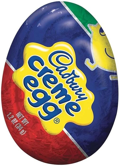 Cadbur.yEaster Milk Chocolate Creme Eggs (1.2 Oz.) Individually Wrapped, Bulk (10 Count) Delicious Chocolate & Fondant Easter Candy, Great for Easter Basket Fillers, Spring Gift Stuffers and Baking!