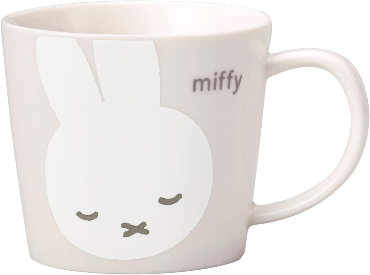 Kaneshotouki 288750 Dick Bruna Miffy Pair Mug, Mug, Size M, Approx. 9.5 fl oz (280 ml), Set of 2, Miffy White Face, Made in Japan