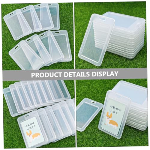 Fundas protectoras de plástico blanco con diseño creativo para proteger tus tarjetas 4