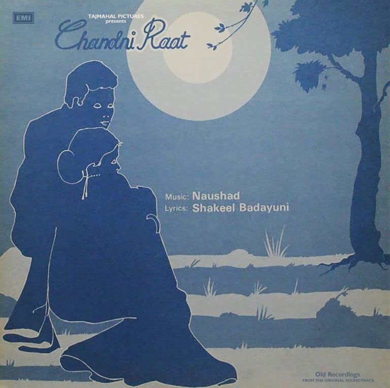 Chandni Raat – EC 5848 - Bollywood Record Manufacturer High Quality Custom Black Unique Hindi music for record player pressing Record, Shamshad Begum, Mohd. Rafi Lata Mangeshkar, G. M. Durani, M. Ehsan , Naushad, Shakeel Badayuni, Shyam, Naseem Banu, Noor Jehan, Ulhas, Cuchoo, David Abraham