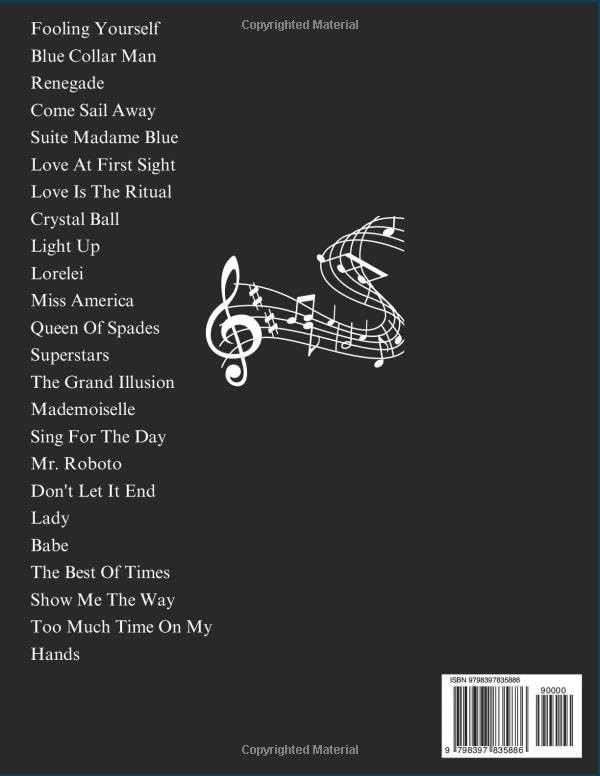 Miniatura 2 de Styx SongBook Collection of 23 Songs( Piano, Vocal, Guitar)