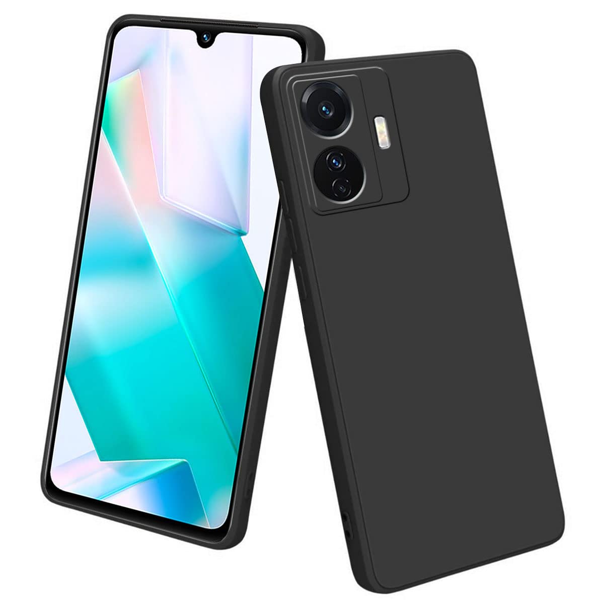 LIRAMARK Silicone Soft Back Cover Case for iQOO Z6 Pro |Vivo T1 Pro 5G | Vivo S15E (Silicone Black) (B0BL15KXH3) Amazon Price History, Amazon Price Tracker