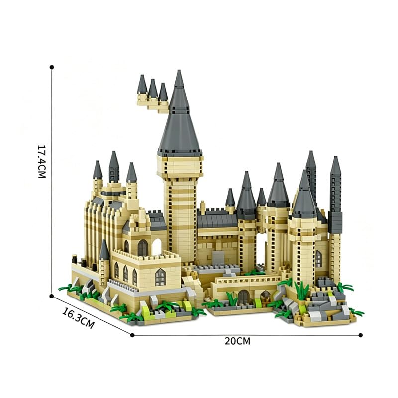 Image of SKY LINE OCEAN Magic Castle Complex Building Blocks Set (2100+ PCS) | Fantasy Medieval Architecture Model Kit for 14+ Teens & Adults | Collectible Display Decor | 5 Year Structural Warranty