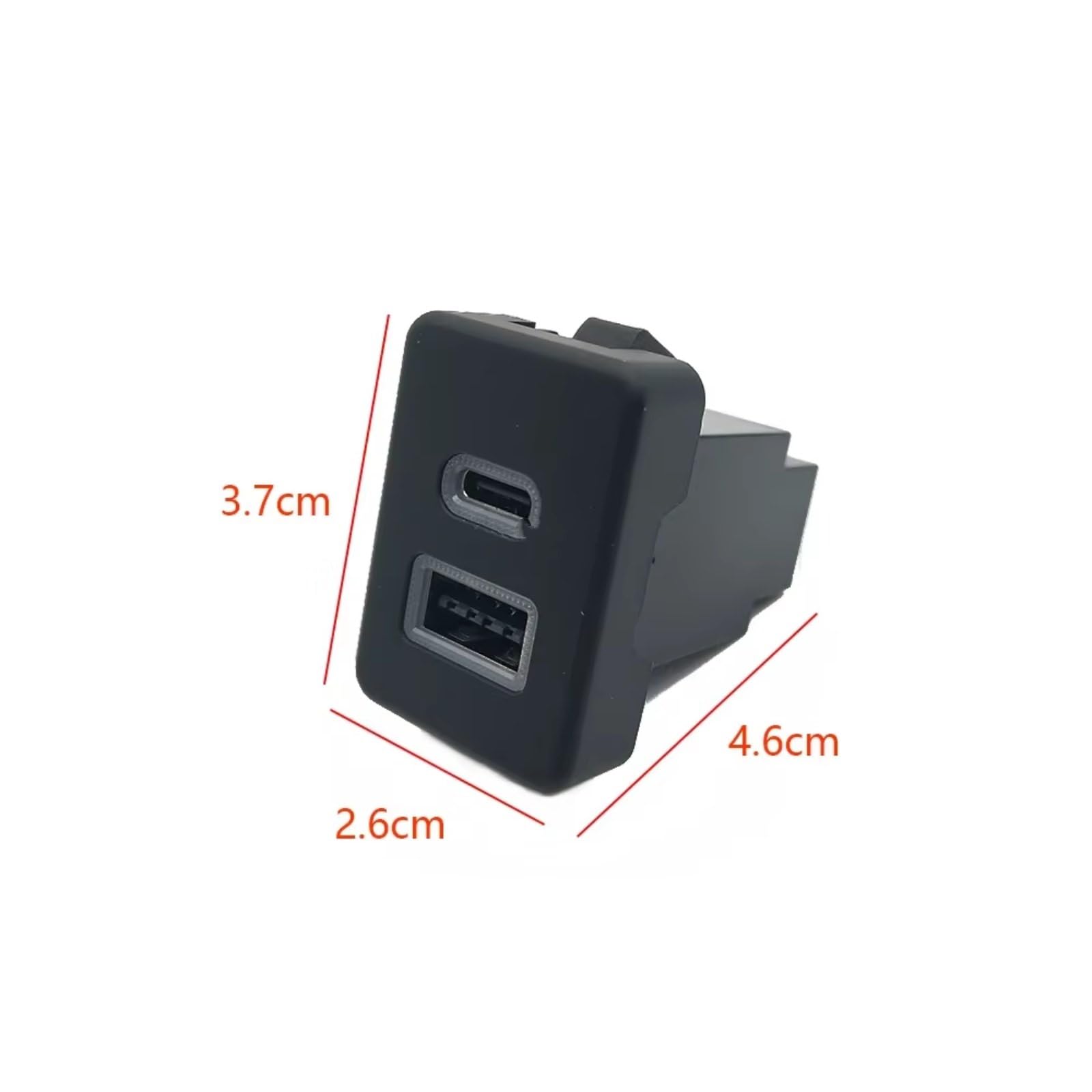 Prise USB De Console Compatible Avec Ford Pour Transit 12V 24V Voiture Rapide Pour Chargeur Double QC3.0 PD Prise Charge Téléphone Pour Type C Interface USB AUX voiture