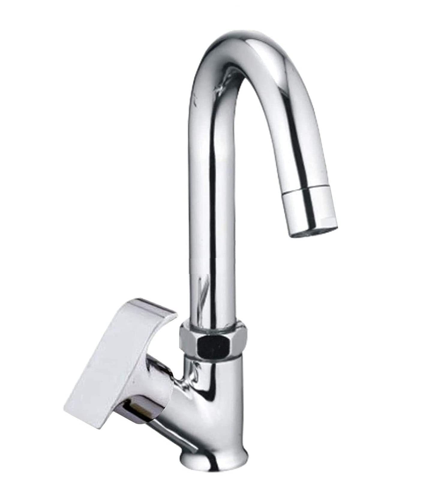 JAGGER Siya Table Deck Mounted Swan Neck Taps for Bathroom Washbasin/Kitchen Sink, Features :- 360 Degree Rotating Spout, Quarter Turn, Foam Flow (with Wall Flange, Teflon Tape) (Siya) (B099965637) Amazon Price History, Amazon Price Tracker