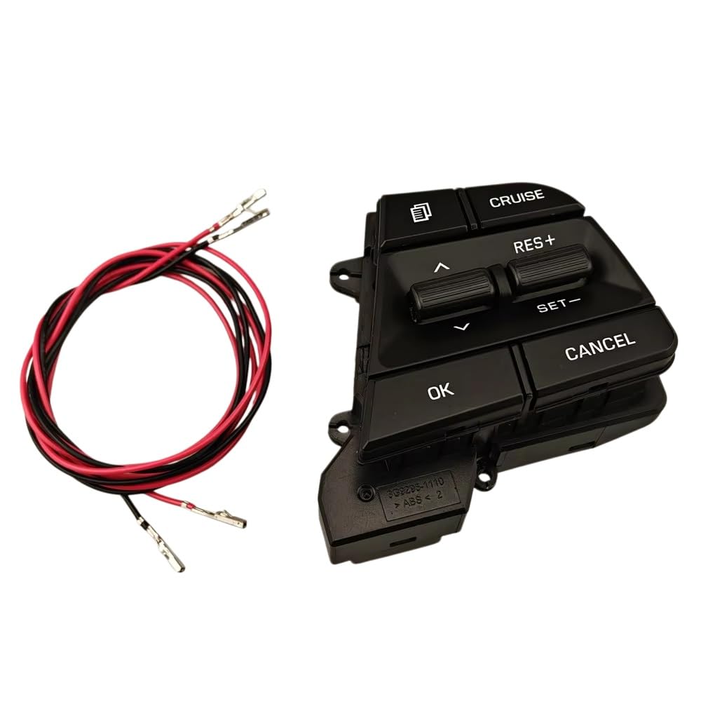 Interruptor De Botón Volante Multifunción Control Crucero Para Hyundai Para Móvil Para Collar Para Solaris 1.6L 2017-2022 Control velocidad adaptativo volante