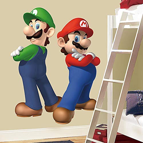 GADGETS WRAP Super Mario and Luigi Wall Skin Sticker- Multicolor 1