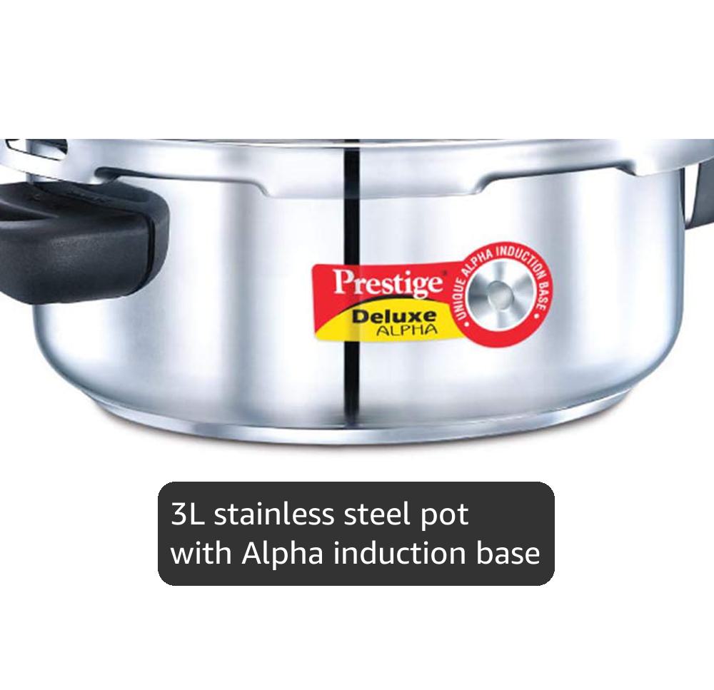 Amazon.com: PRESTIGE PRDA3 Prestige 3L Alpha Deluxe Induction Base