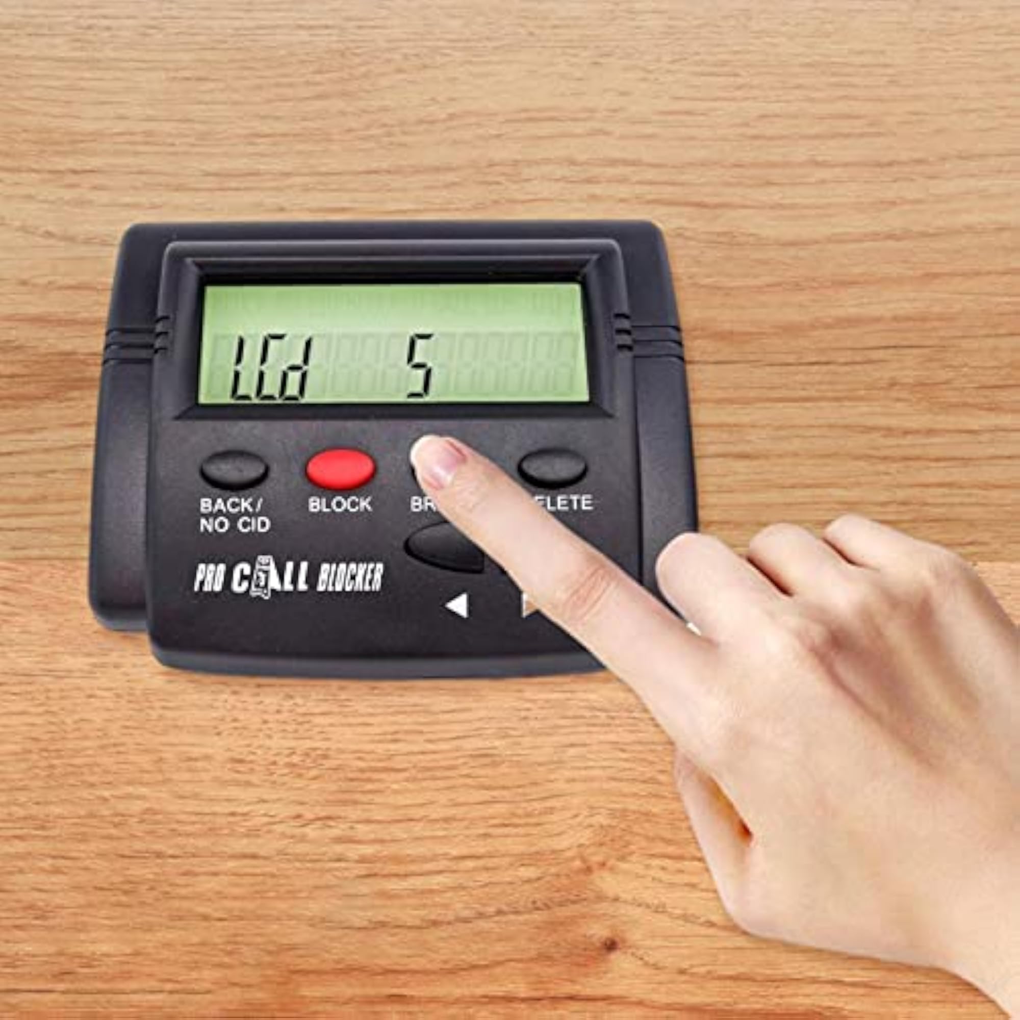 Pro Incoming Call Blocker Telephone Defense LCD Display
