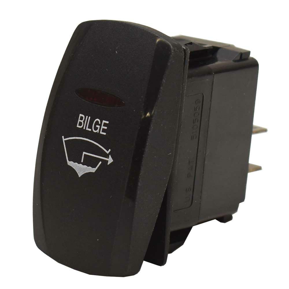 Carling Rocker Switch On/Off Contura V Boat Rocker Switch - Red ...