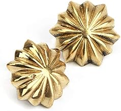 [silver KYASYA] Apollo Beads Concho 2-piece Set Gold Sun God Decorative Button Screw Type Wallet Smartphone Case Leather T Shirt Handmade Custom Parts