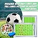 FantasyDay Soccer Coaches Tactical Board, Portable Magnetic Football Coaching Clipboard Futsal Tactics Strategy Blackboard - Sport Training Assistant Equipment KIt with Player Markers, Pen and Eraser