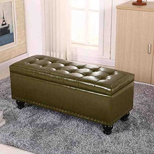 Banc de rangement coffre rabattable et repose-pieds de salon