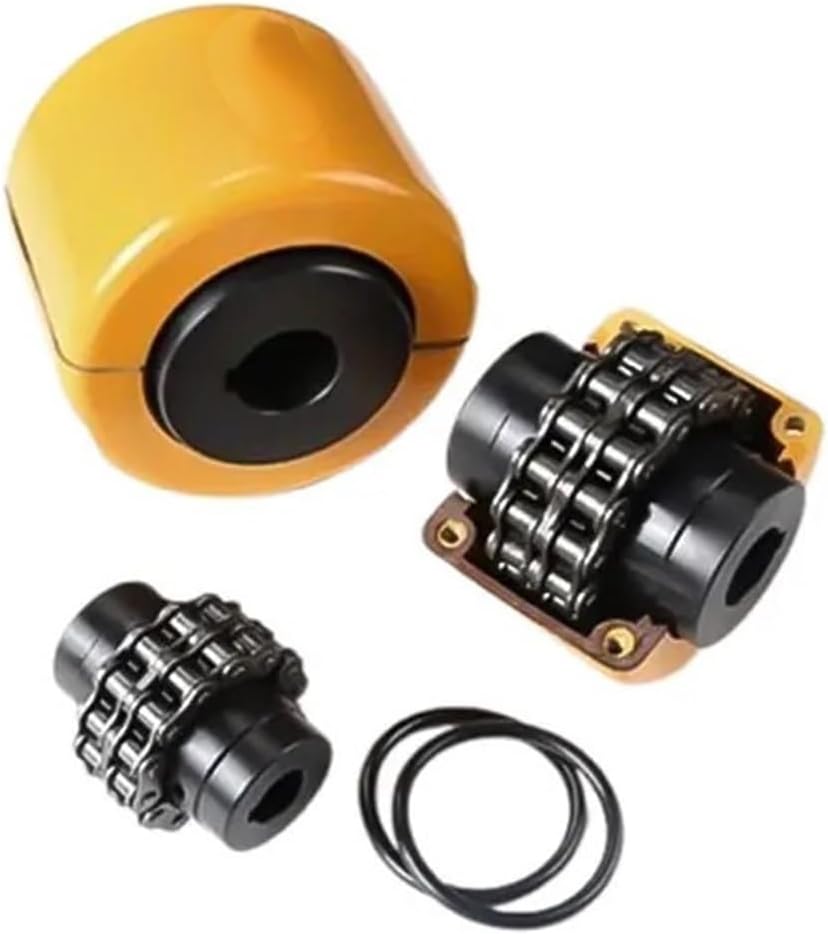 Roller Gear Coupling 1PC Roller Gear Coupling 45 Steel GL Motor High Torque Elastic Sleeve(GL8022 Hole 33-33)