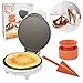 MasterChef Waffle Cone and Bowl Maker- Includes Shaper Roller and Bowl Press- Homemade Ice Cream Cone Baking Iron Machine, Fun Kitchen Appliance for Summer Parties & Gift Giving