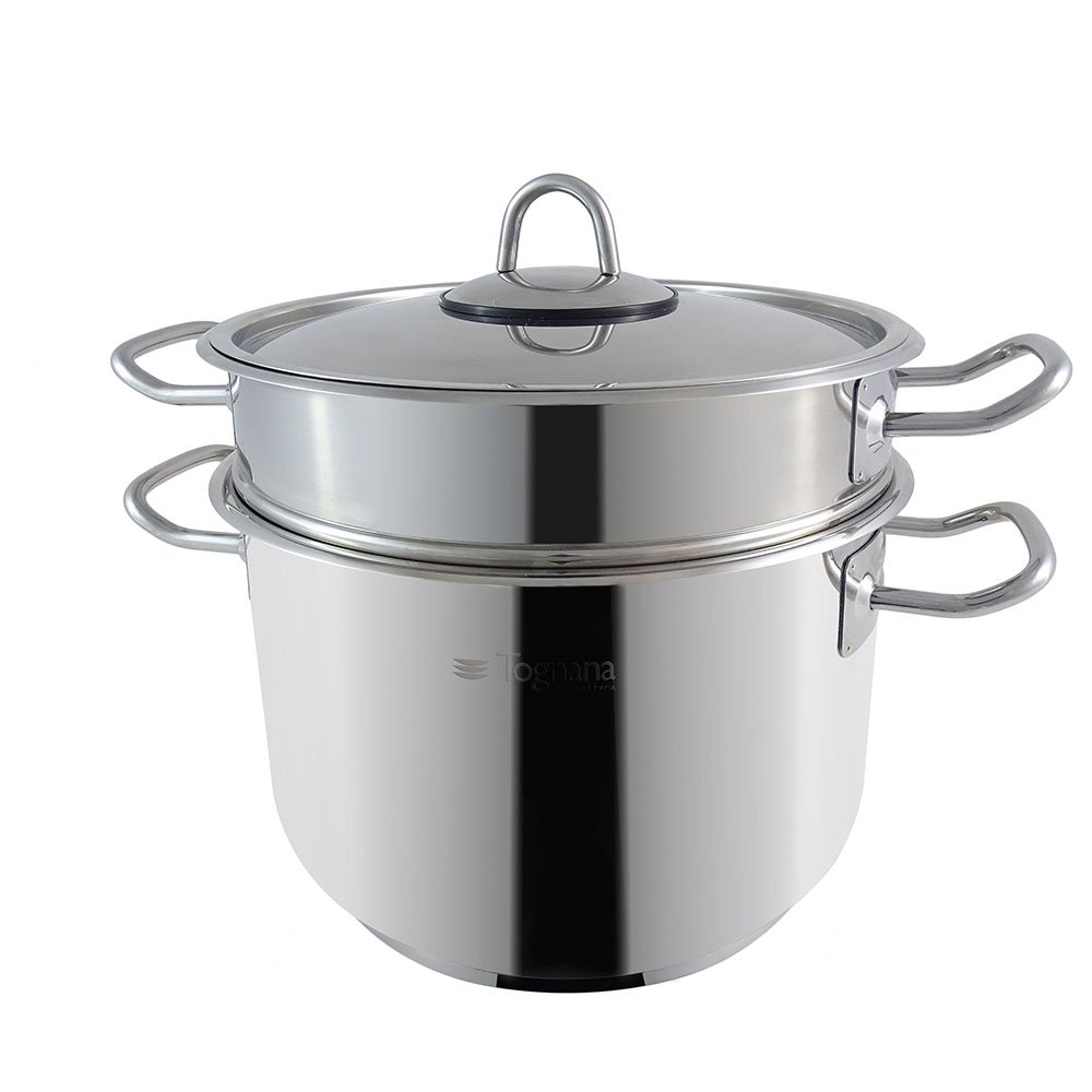 Tognana Vanitosa, Set 3 Pezzi Spaghetti 22 cm, Alluminio, Argento