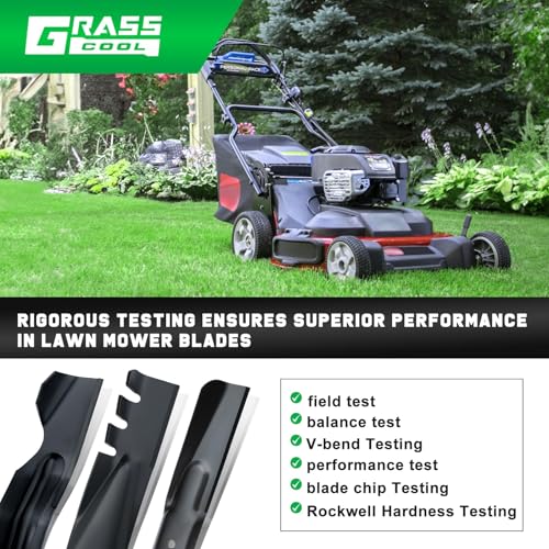 Grasscool Timemaster 30 inch Mower Mulching Blades for Toro 20199 20200 20975 20977 Lawnmower Replace for 20120P 120-9500-03 7 Grasscool Timemaster 30 inch Mower Mulching Blades for Toro 20199 20200 20975 20977 Lawnmower Replace for 20120P 120-9500-03 - Image 7