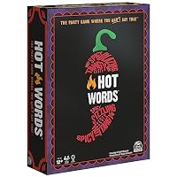 Hot Words, Word Guessing Party Game, Board Game for Ages 12 & up, by Spin Master