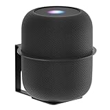 Yibracki Heavy Duty Speaker Wall Mount Compatible with Homepod 1 and Homepod 2 Metal Speaker Mounts for Homepod Wall Mount Bracket for Homepod 1st & 2nd Generation Easy to Install,Black