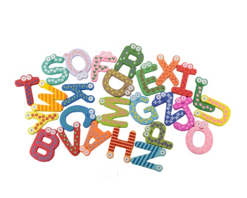 BONAMART ® Bargain Gran Imán Magnético 26 Letras del Alfabeto Números Nevera Niños Juguete Niño Educación