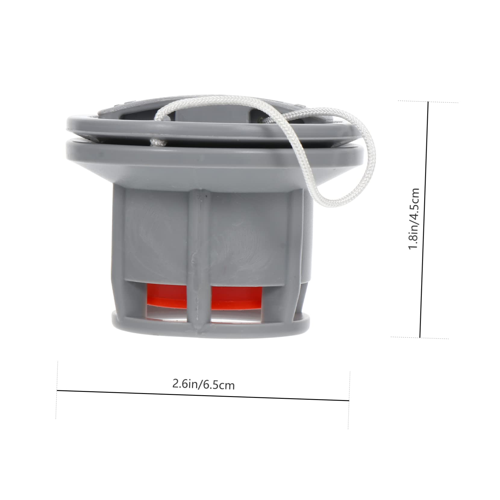 ifundom Valvola Dell'aria Del Kayak Gonfiabile Valvole Barca Sostituzione Accessori Per Barche Gonfiabili Adattatore Pompa Aria Pratica Grey Protezione Ambientale in Pvc