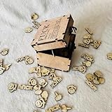 Fuck Wooden Cutout Letter Piece Bad Mood Vent Spoof Birthday Day, to Friend, Funny Gift.