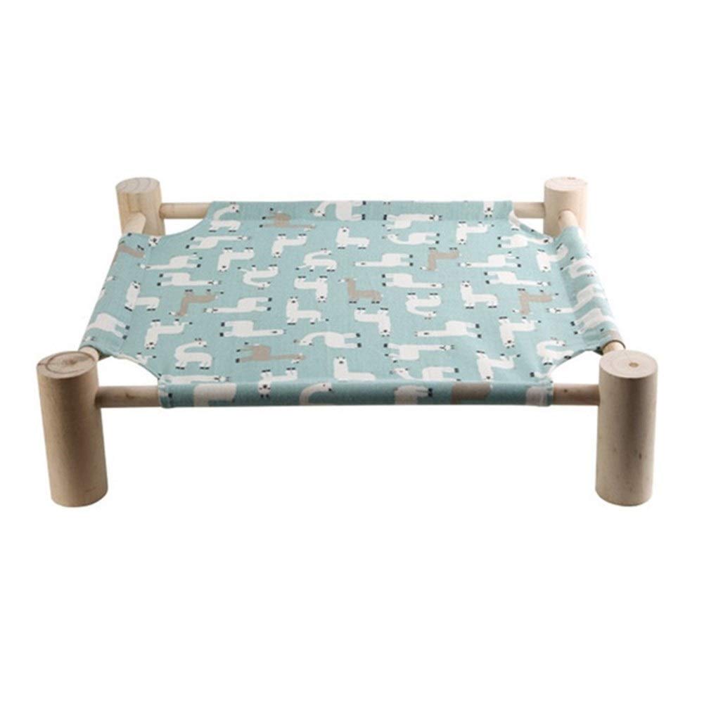 Cat seat Summer Cat Hammock Bed Pet House For Dogs Puppy Lazy Mat Cushion Lounger For Cats Kitten Cottages Winter Pet Sleeping Supplies YLYCUICAN (Color : Green Alpaca)