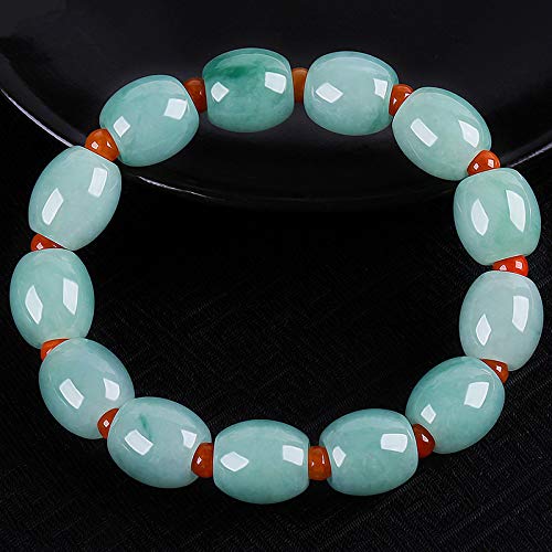 Bracelet jade naturel birman femmes pierre véritable de joaillerie artisanale