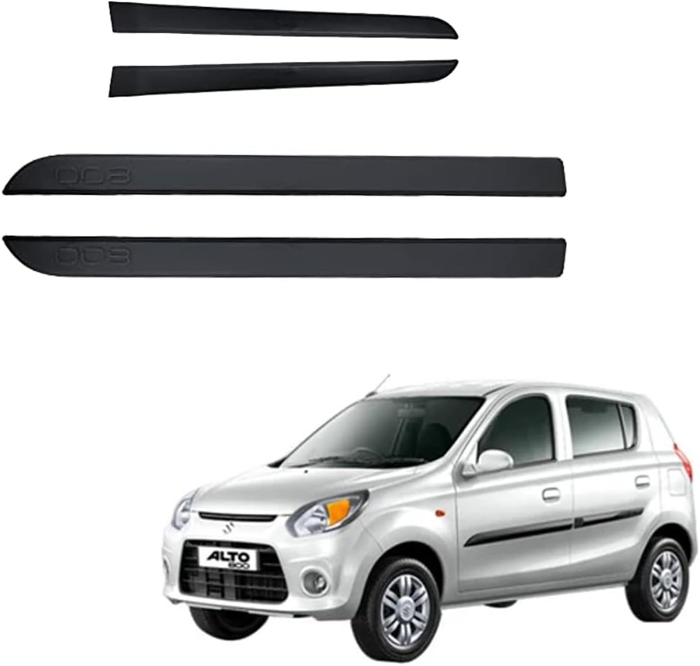 Car Door Body Side Beading/Molding/Cladding for Maruti Suzuki Alto 800 Set of 04