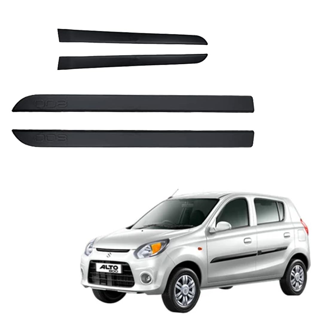 DriveStylish Car Door Body Side Beading/Molding/Cladding for Maruti Suzuki Alto 800 Set of 04