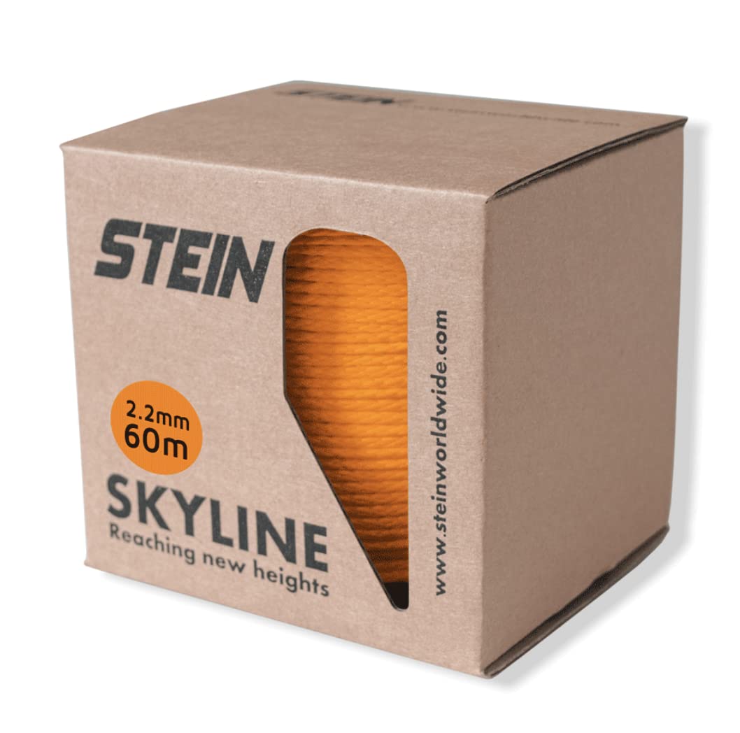 STEIN スカイライン UHMwPE スローライン Dyneema ツリーケア アーボリスト ツリークライミング (2.2mm 50m, オレンジ)