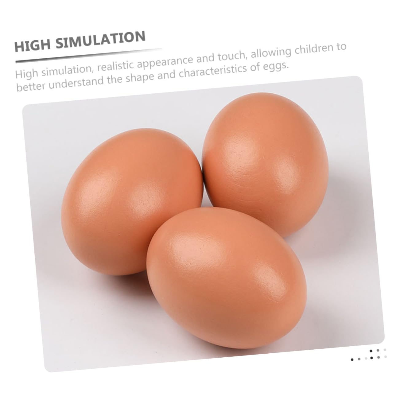 BESTonZON Easter Craft Eggs 8 Pack of Wooden Fake Eggs Decorate Your Easter Celebration