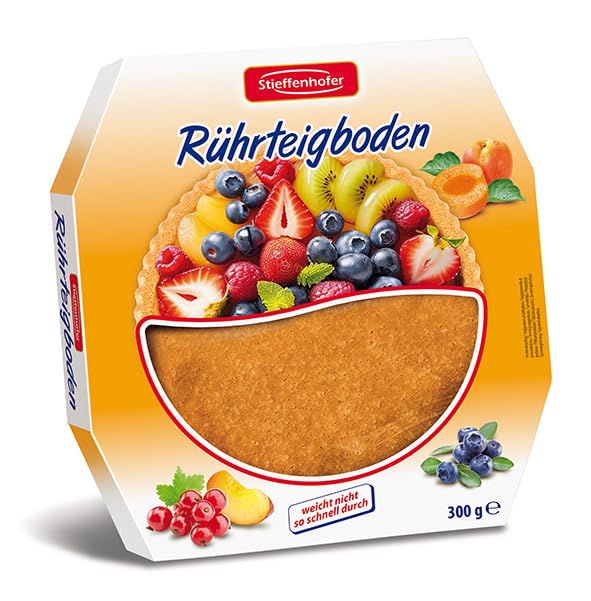 Stieffenhofer Rührteigboden, Tortenboden, weicht nicht so schnell auf, 300g
